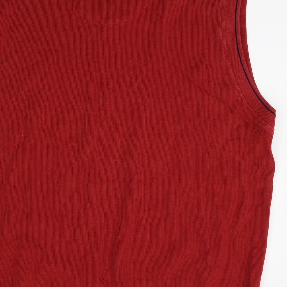 Wolsey Mens Red   Vest Jumper Size 4XL