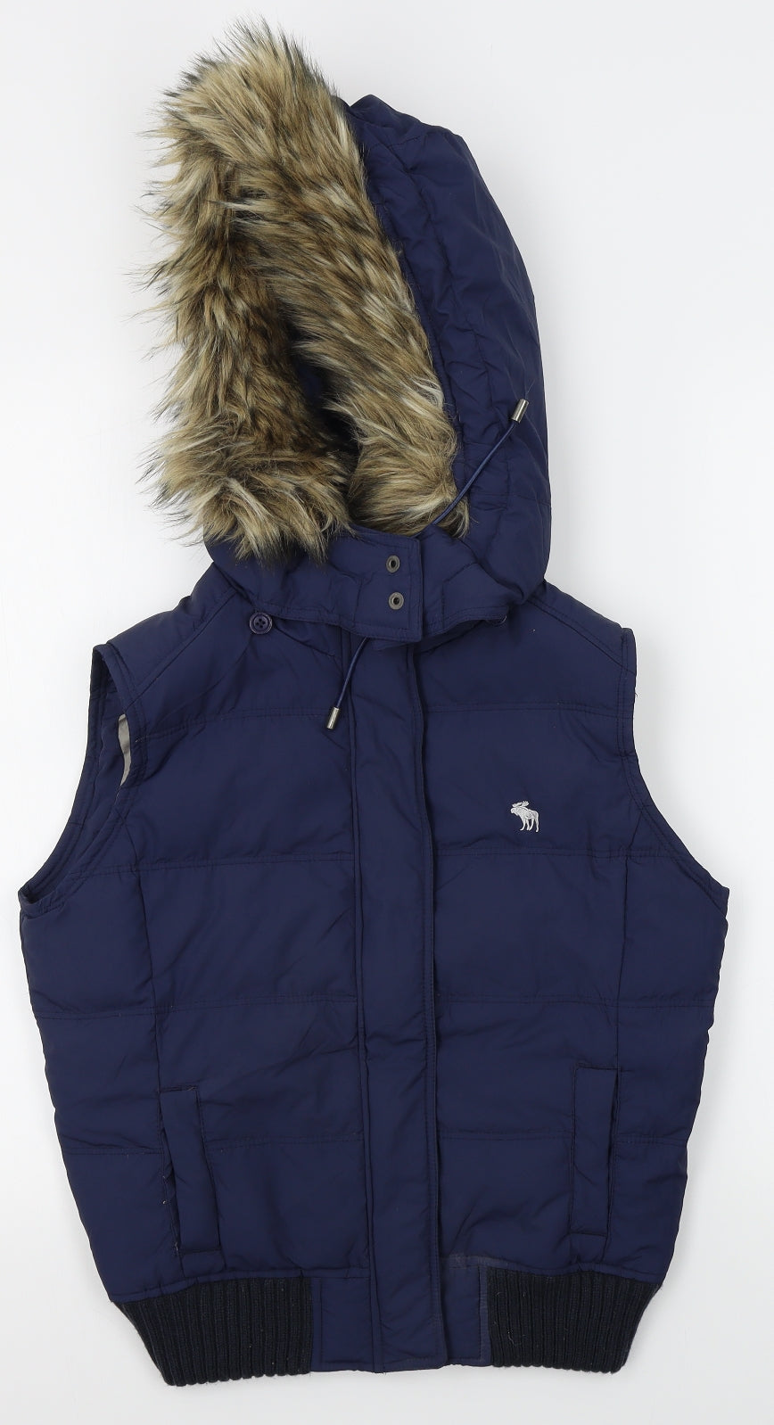 Abercrombie & Fitch Mens Blue   Gilet Coat Size M