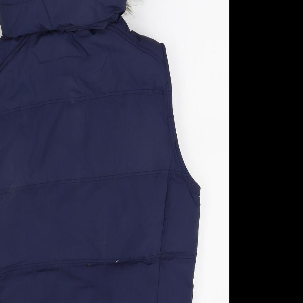 Abercrombie & Fitch Mens Blue   Gilet Coat Size M
