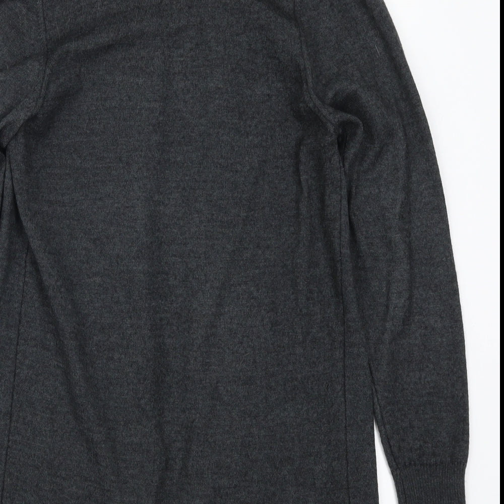 Topman Mens Grey   Cardigan Jumper Size S