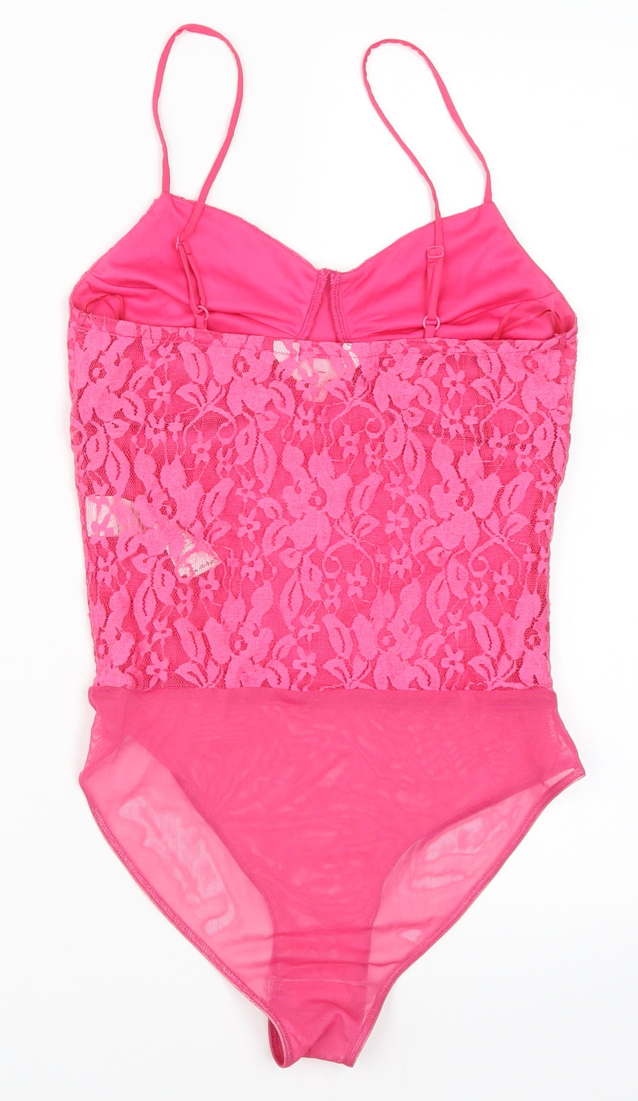 Miss Selfridge Womens Pink   Bodysuit One-Piece Size 8