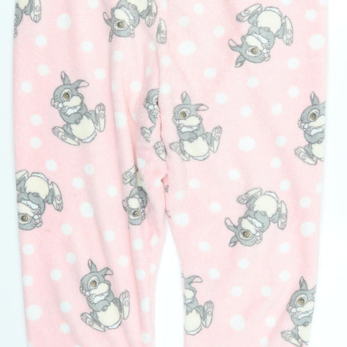 Preworn Womens Pink Polka Dot  Trousers  Size 36 in L37 in - Thumper Loungewear