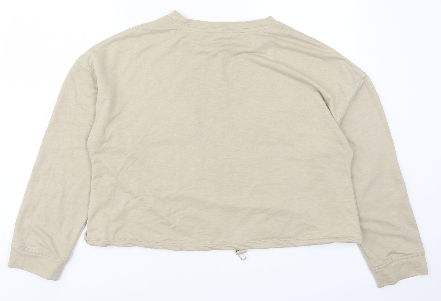 Pep & Co Womens Beige   Pullover Sweatshirt Size 16