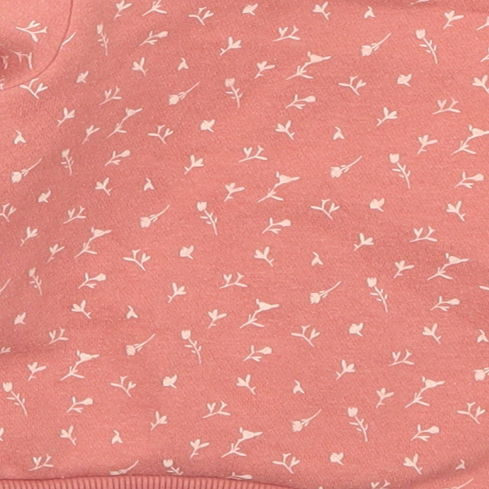 Primark Girls Pink Floral  Basic T-Shirt Size 12-18 Months