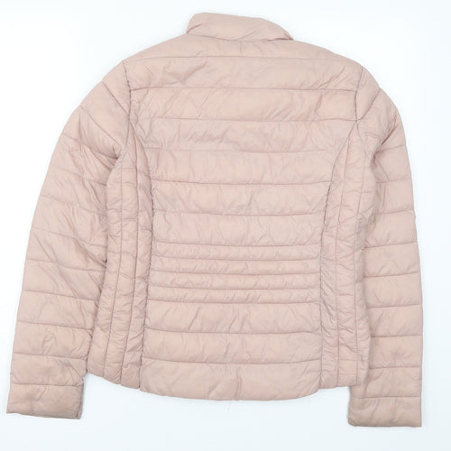 Primark Womens Pink   Quilted Coat Size 6