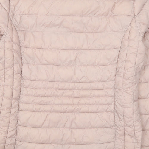 Primark Womens Pink   Quilted Coat Size 6