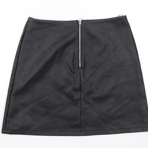 Primrk Womens Black   A-Line Skirt Size 10