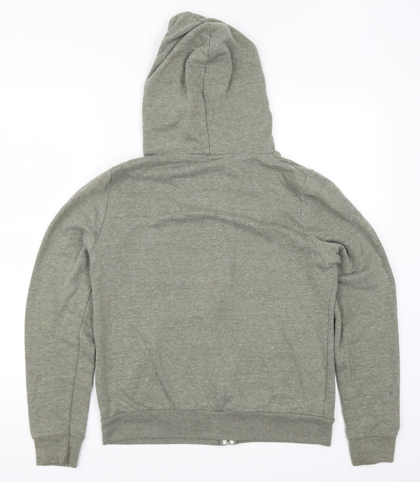 Topshop Womens Green   Full Zip Hoodie Size 10