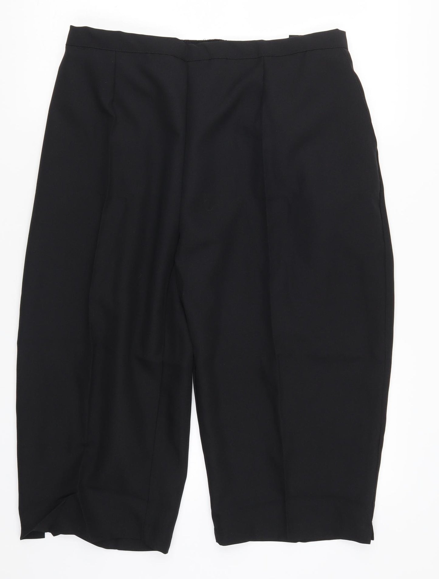 Cotton Works Womens Black   Bermuda Shorts Size 26