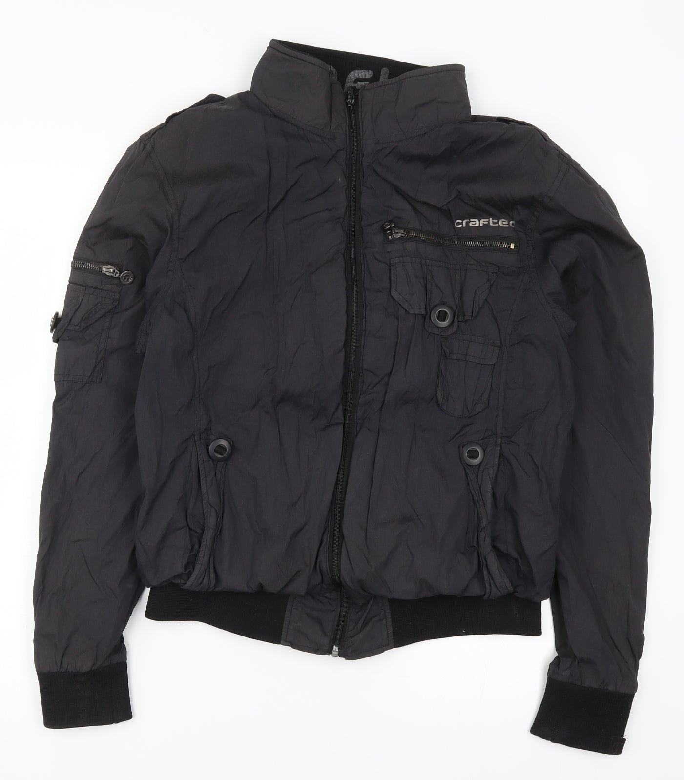 Crafted Mens Grey   Jacket  Size M