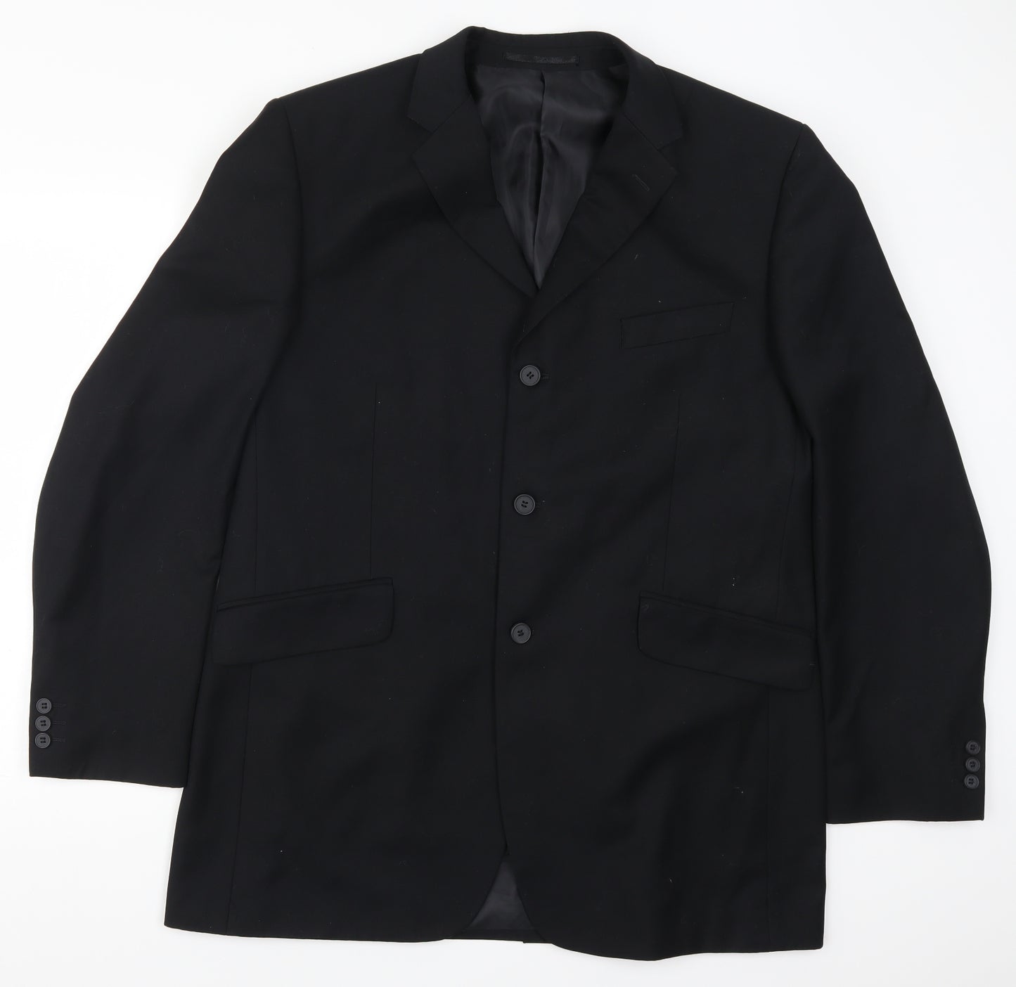 Burton Mens Black   Jacket Suit Jacket Size 44