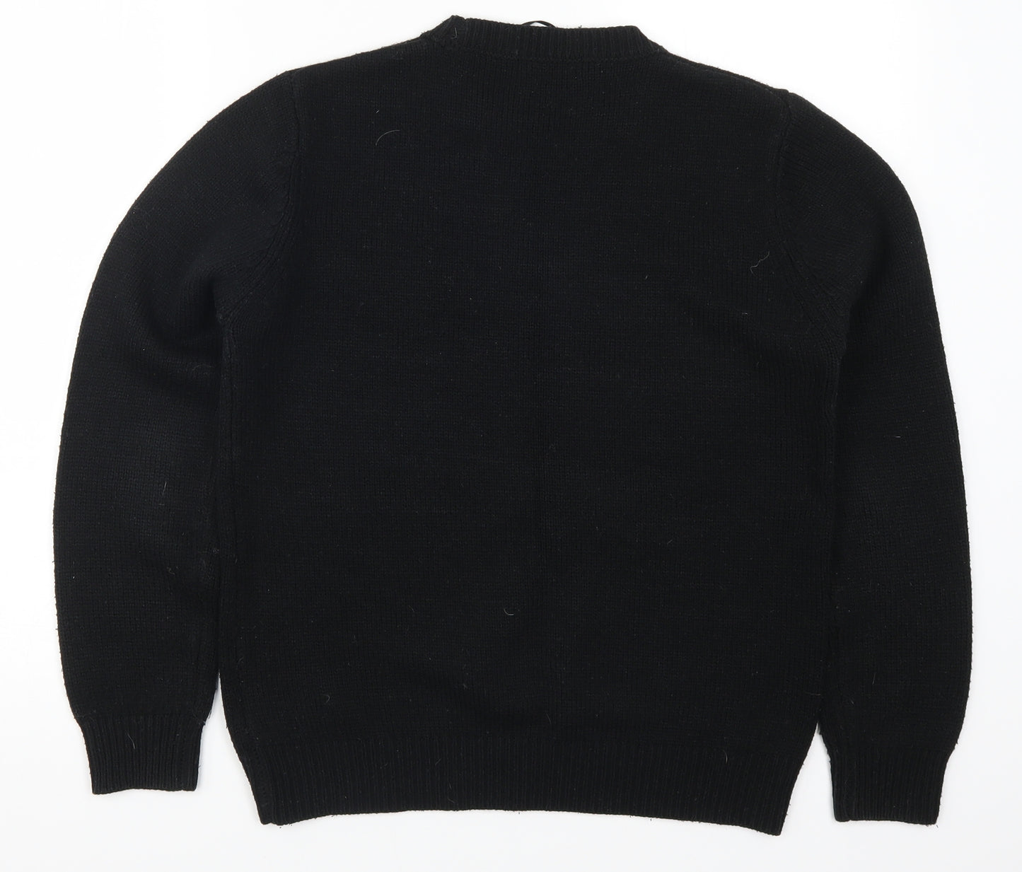 Papaya Womens Black  Knit Pullover Jumper Size S  - Forever