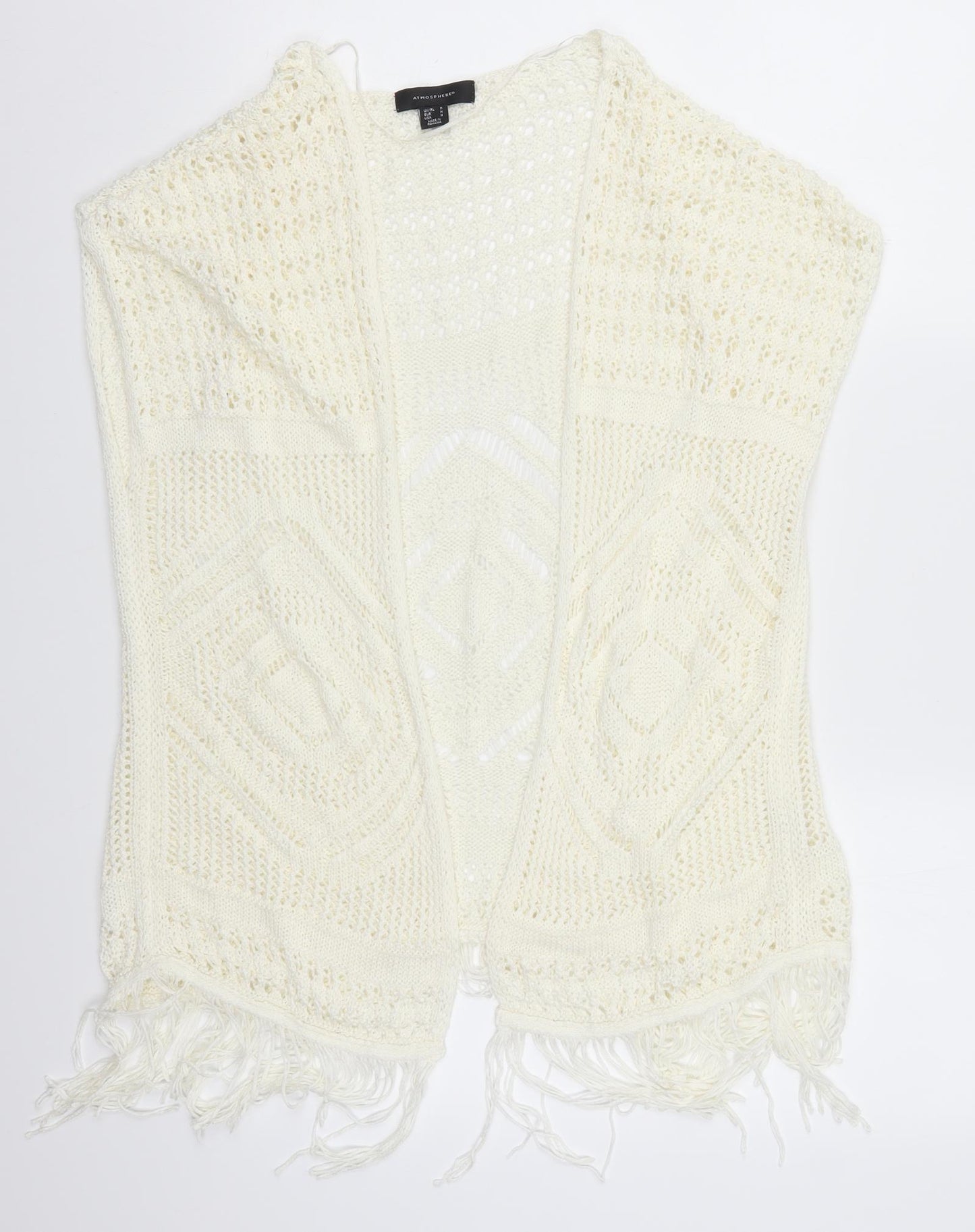 Atmosphere Womens Ivory  Knit Cardigan Jumper Size 10