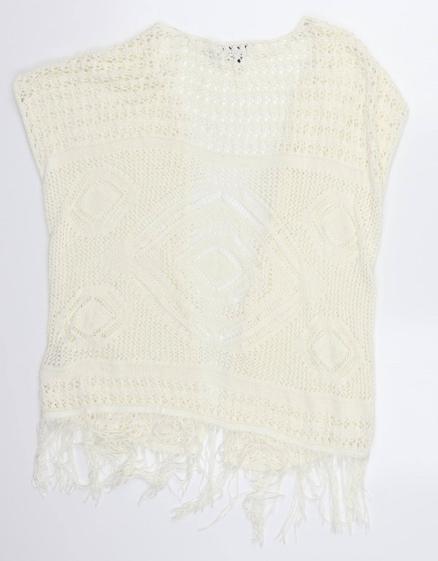 Atmosphere Womens Ivory  Knit Cardigan Jumper Size 10
