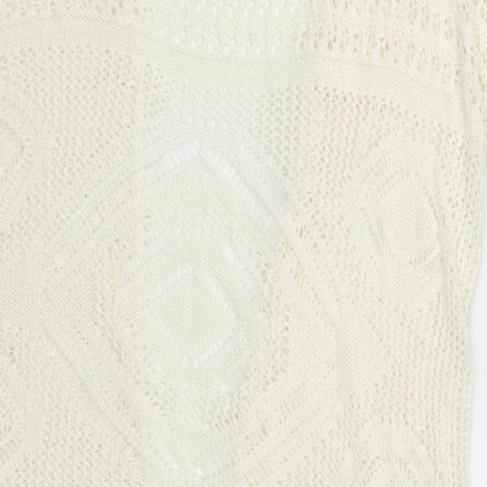 Atmosphere Womens Ivory  Knit Cardigan Jumper Size 10