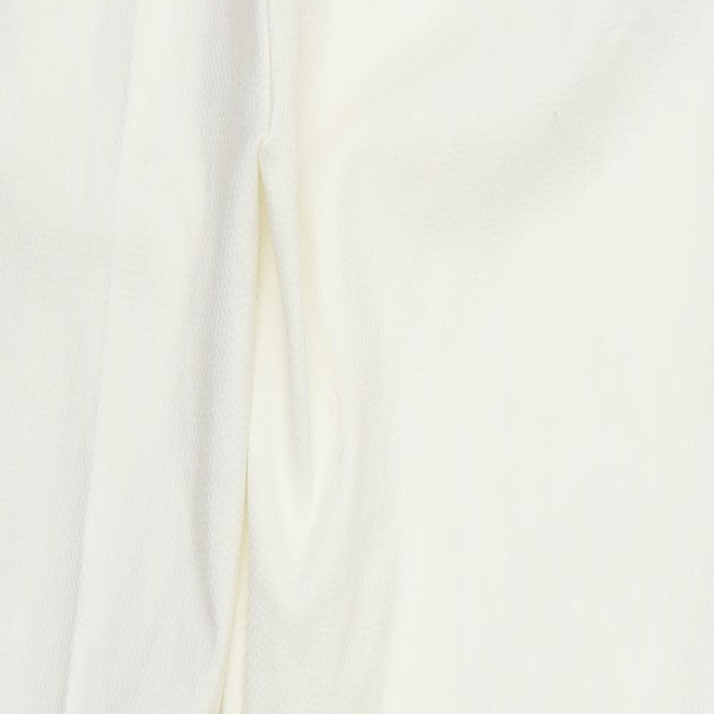 Zara Womens White   Trousers  Size L L27 in