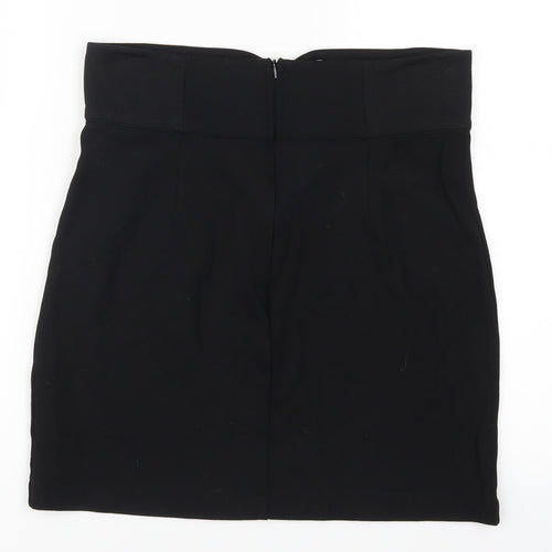 Topshop Womens Black   Mini Skirt Size 12