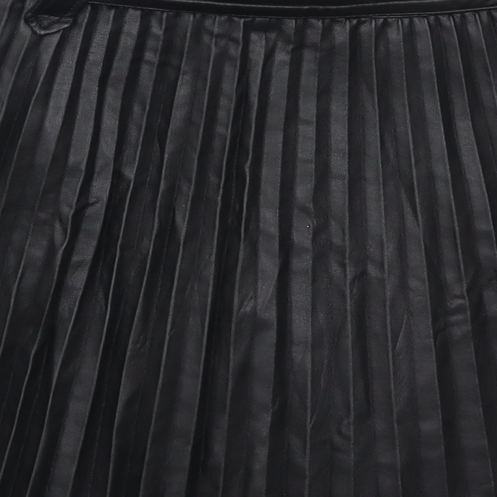 River Island Womens Black   Pleated Skirt Size 12