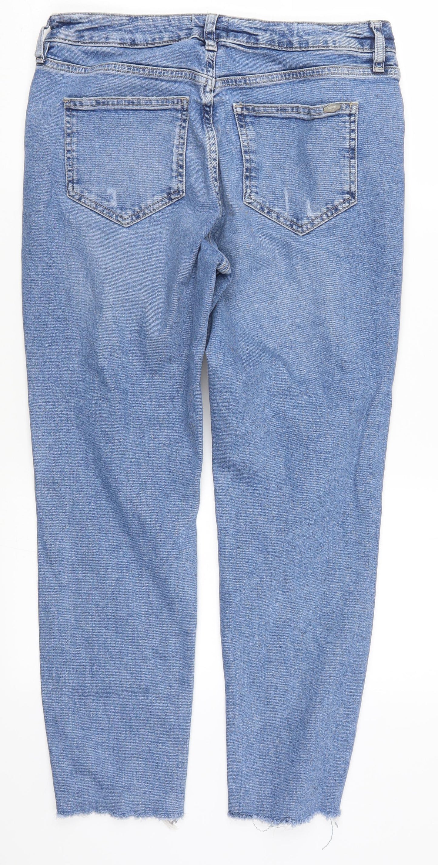 F&F Womens Blue  Denim Skinny Jeans Size 12 L25 in
