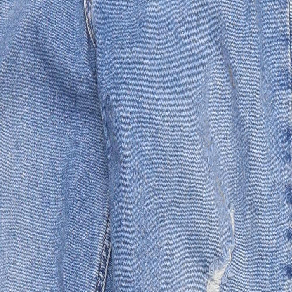 F&F Womens Blue  Denim Skinny Jeans Size 12 L25 in