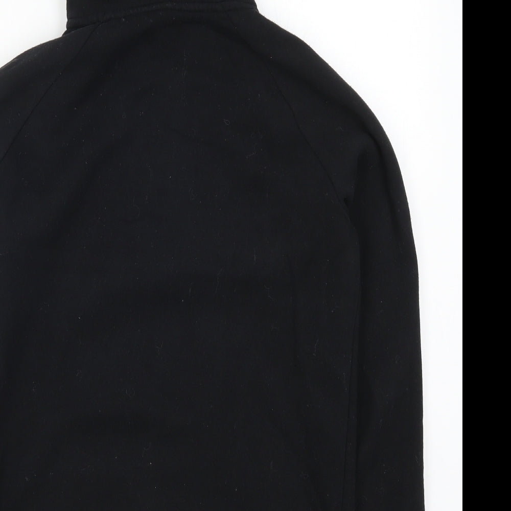 Boohoo MAN Mens Black   Pullover Hoodie Size XS