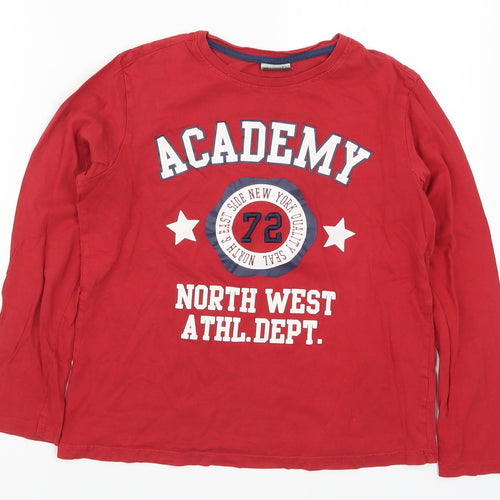 Pia Italia Boys Red   Basic T-Shirt Size 11-12 Years  - Academy North West
