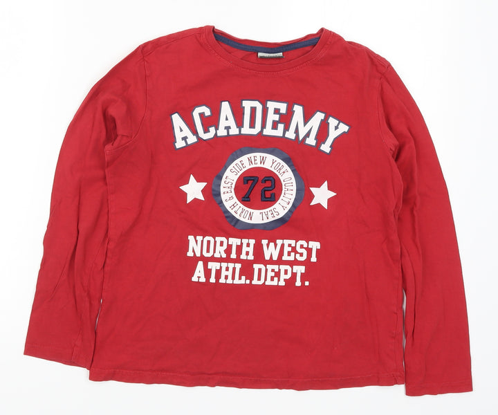 Pia Italia Boys Red   Basic T-Shirt Size 11-12 Years  - Academy North West