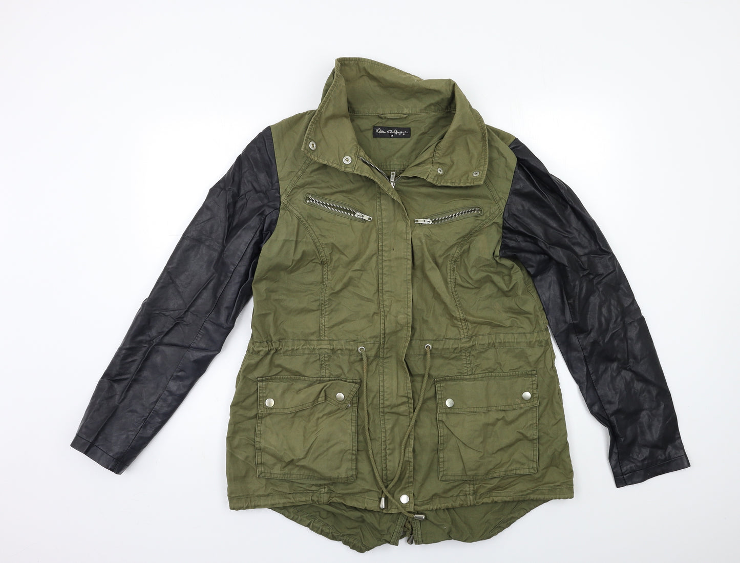 Miss Selfridge Womens Green   Jacket  Size 14