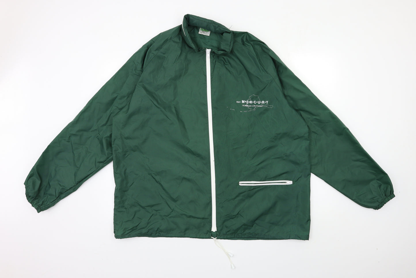 Mercury Mens Green   Rain Coat Coat Size L