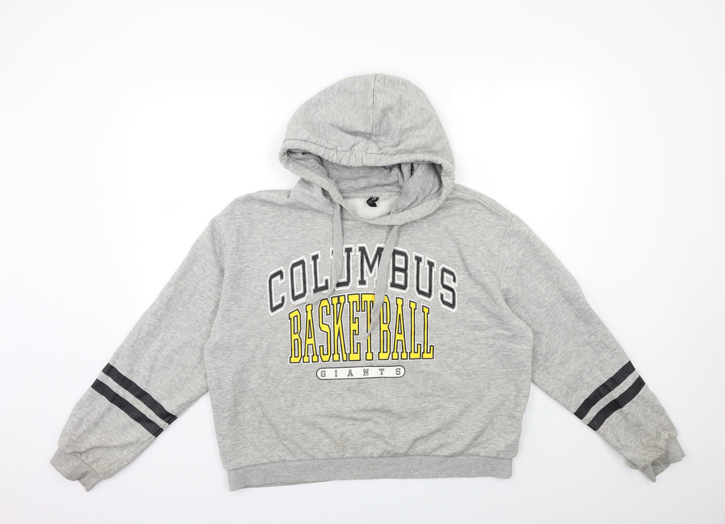H&M Womens Grey   Pullover Hoodie Size L