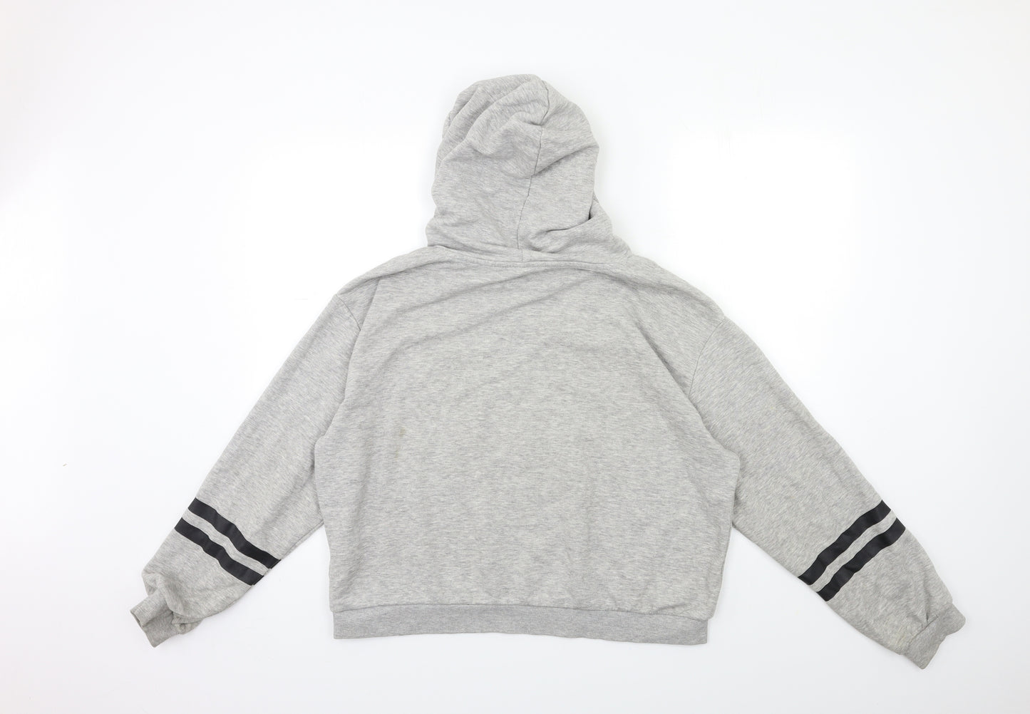 H&M Womens Grey   Pullover Hoodie Size L