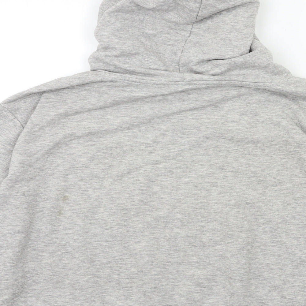H&M Womens Grey   Pullover Hoodie Size L
