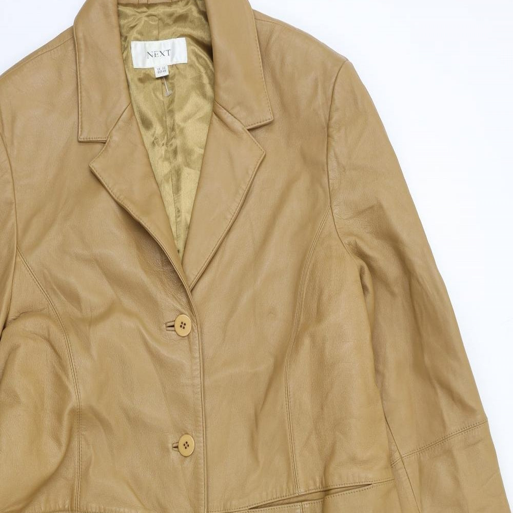 NEXT Womens Beige   Overcoat Coat Size 20