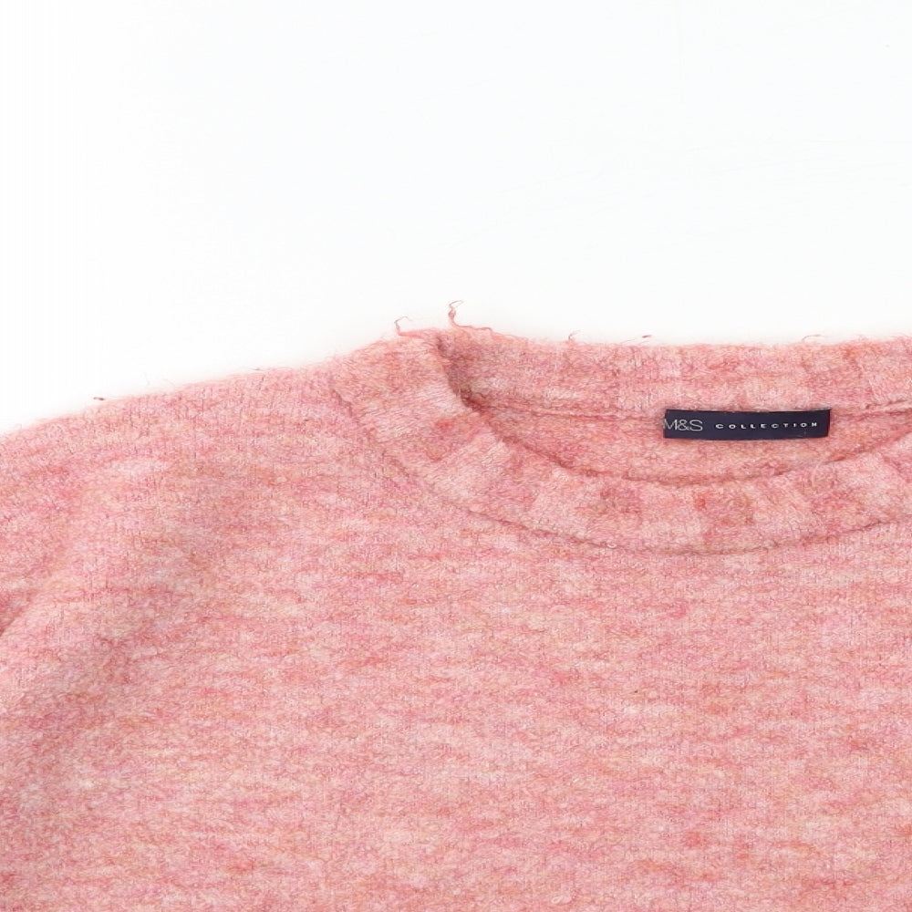 Marks and Spencer Womens Pink  Knit Pullover Jumper Size L