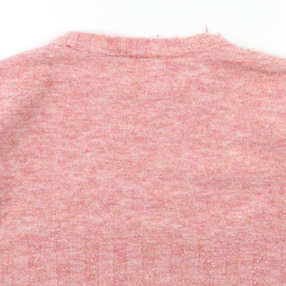 Marks and Spencer Womens Pink  Knit Pullover Jumper Size L
