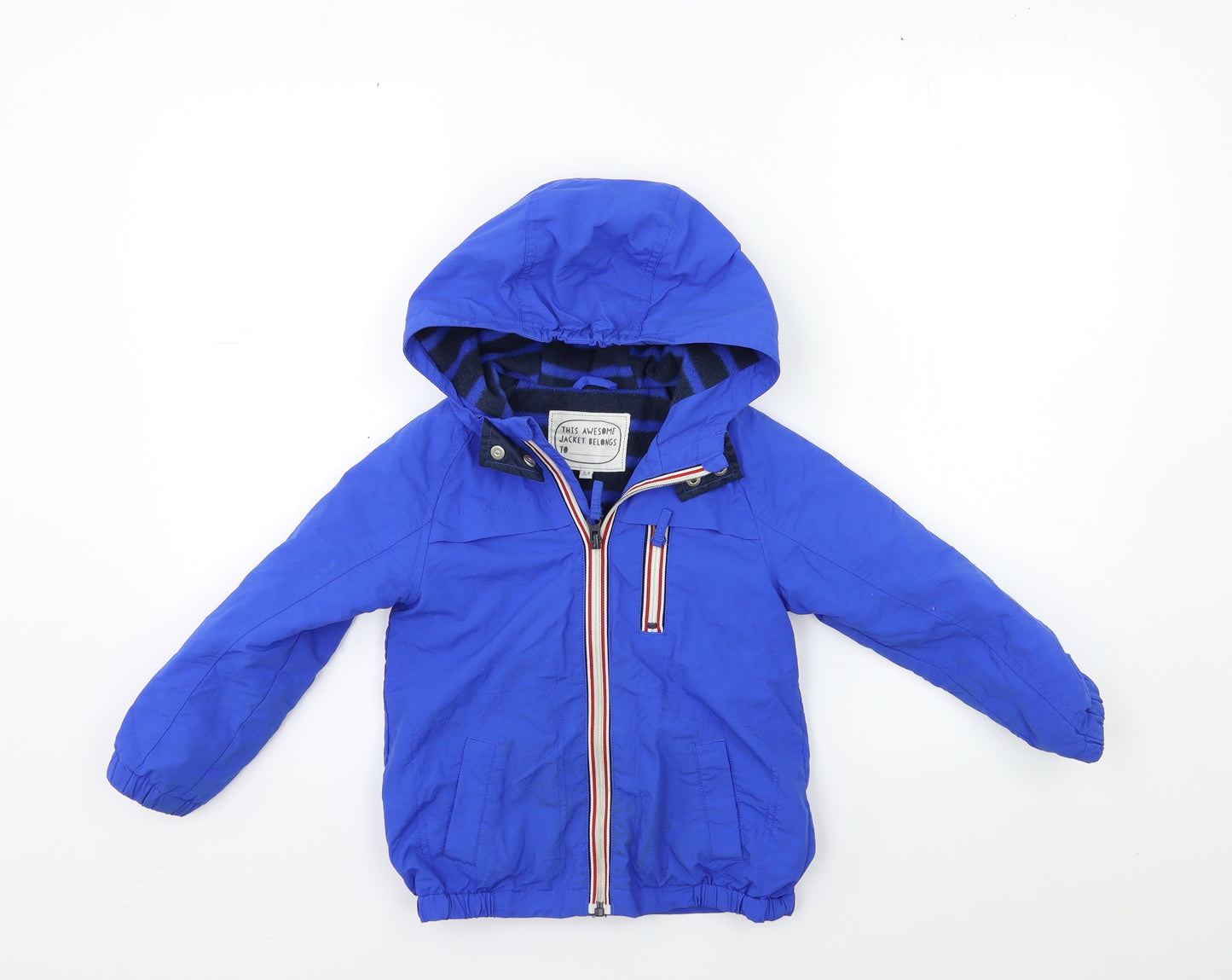 Marks and Spencer Boys Blue   Rain Coat Coat Size 3-4 Years