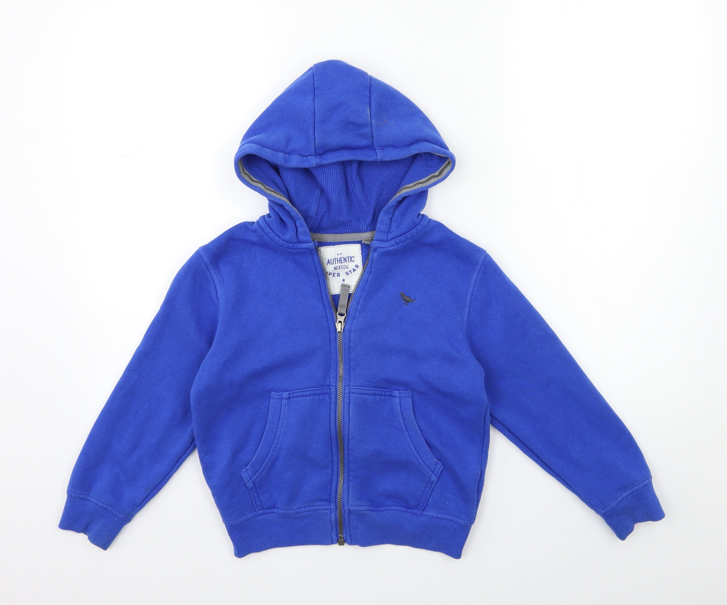 NEXT Boys Blue   Full Zip Hoodie Size 5-6 Years