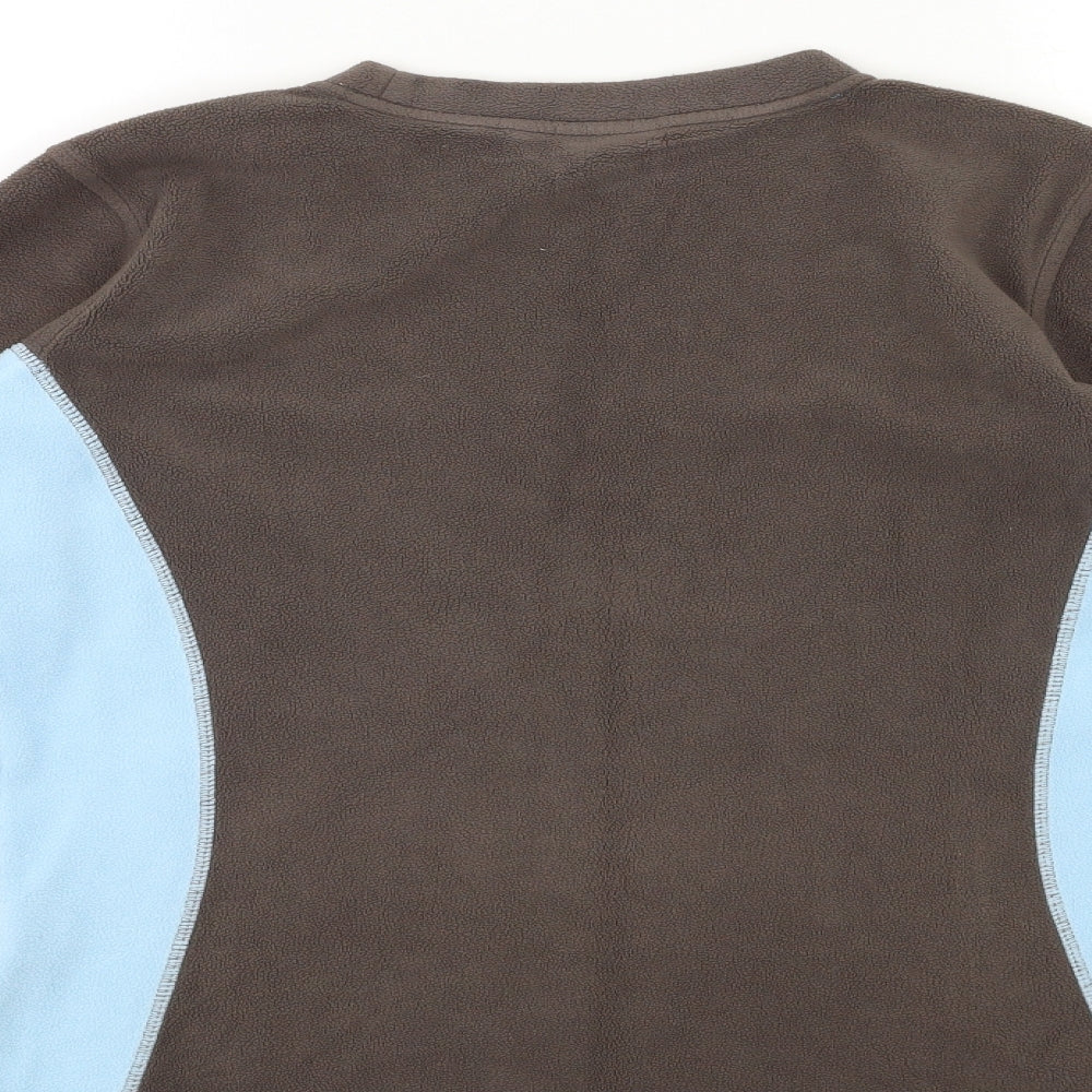O'Neill Womens Brown  Fleece Pullover Sweatshirt Size M