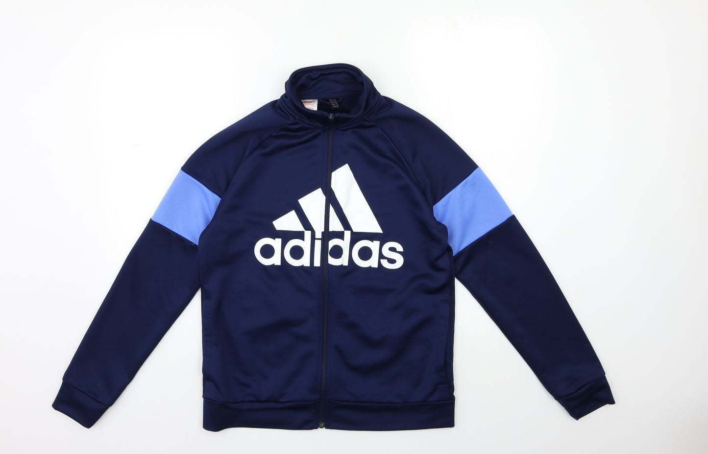 adidas Boys Blue   Full Zip Sweatshirt Size 13 Years