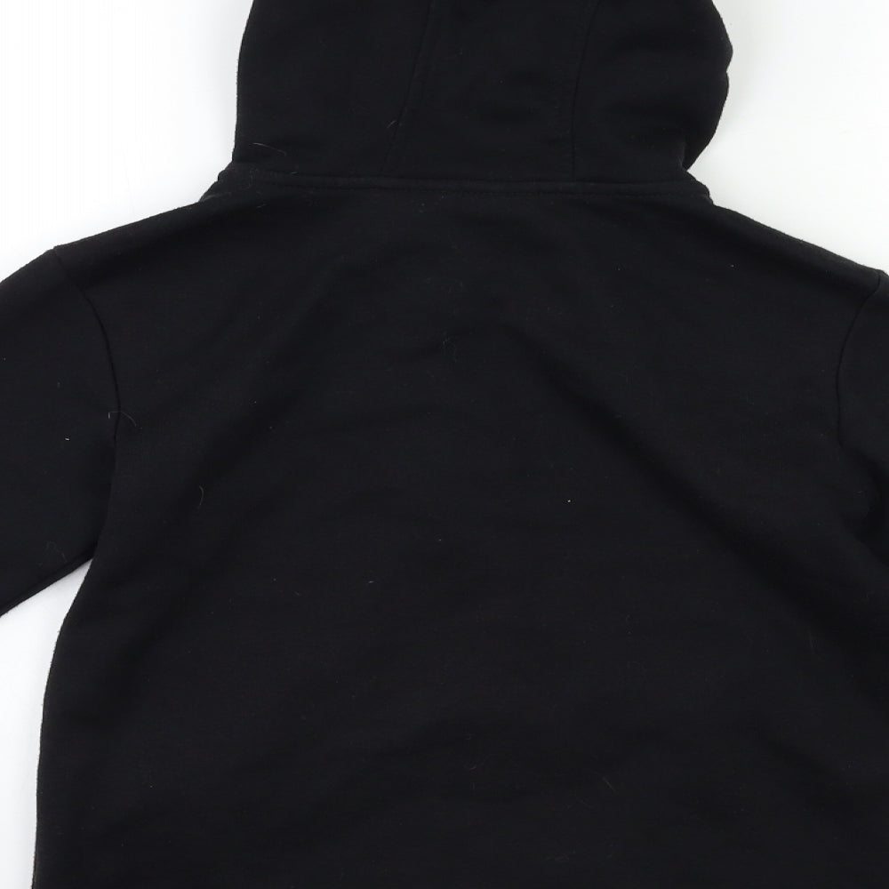 LA Gear Girls Black  Jacquard Full Zip Hoodie Size 12 Years