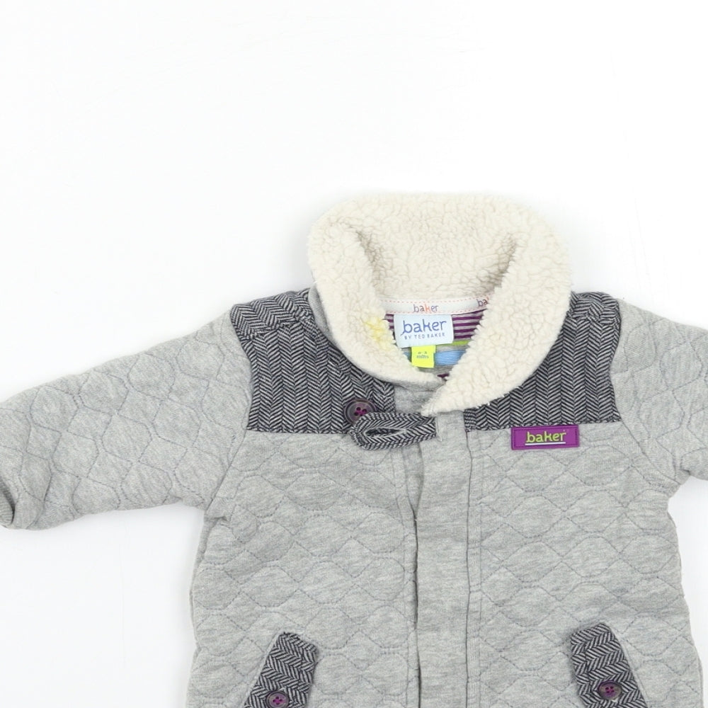 Ted Baker Baby Grey   Coverall One-Piece Size 0-3 Months