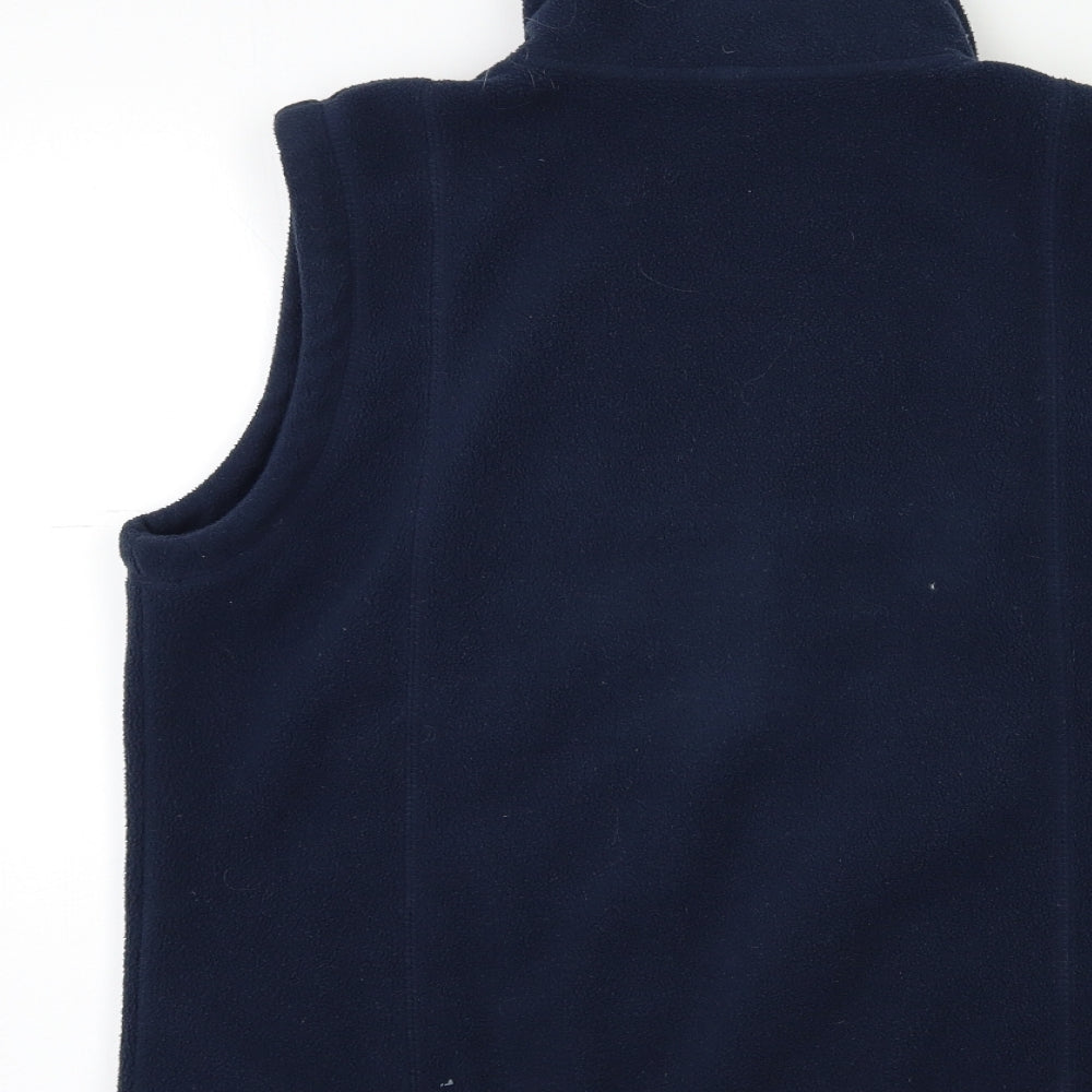 Hawkshead Womens Blue  Fleece Gilet Coat Size 14