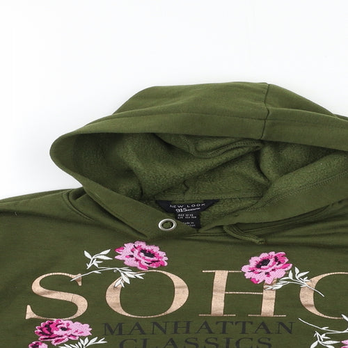 New Look Girls Green   Pullover Hoodie Size 12 Years