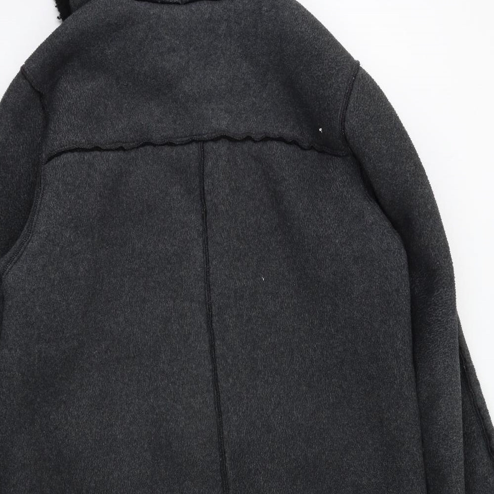 Marks and Spencer Womens Black   Overcoat Coat Size 12