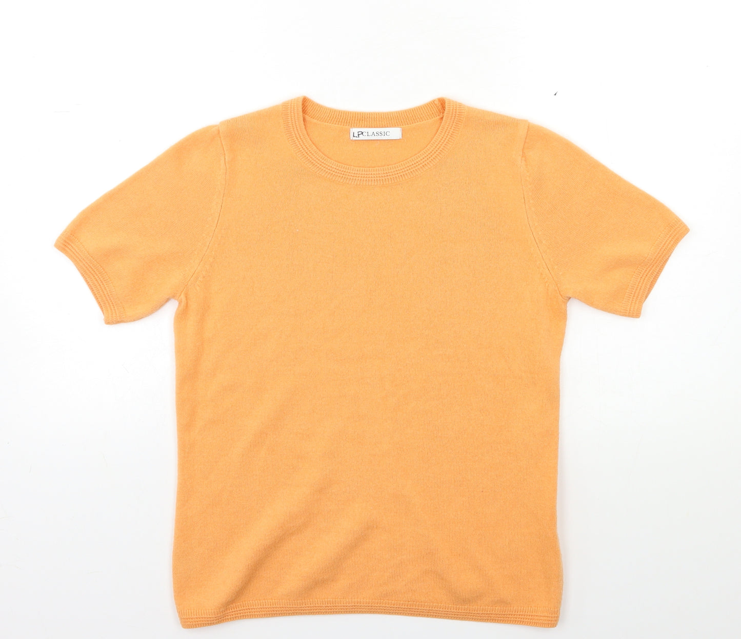 Marks and Spencer Womens Orange  Knit Pullover Jumper Size 8