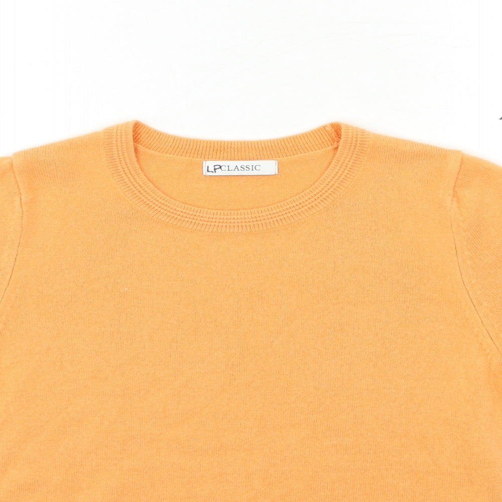 Marks and Spencer Womens Orange  Knit Pullover Jumper Size 8