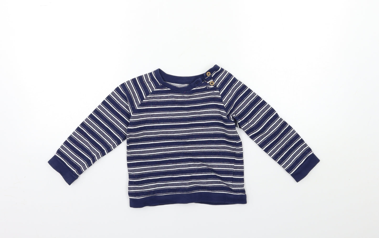 TU Baby Blue Striped  Basic T-Shirt Size 18-24 Months