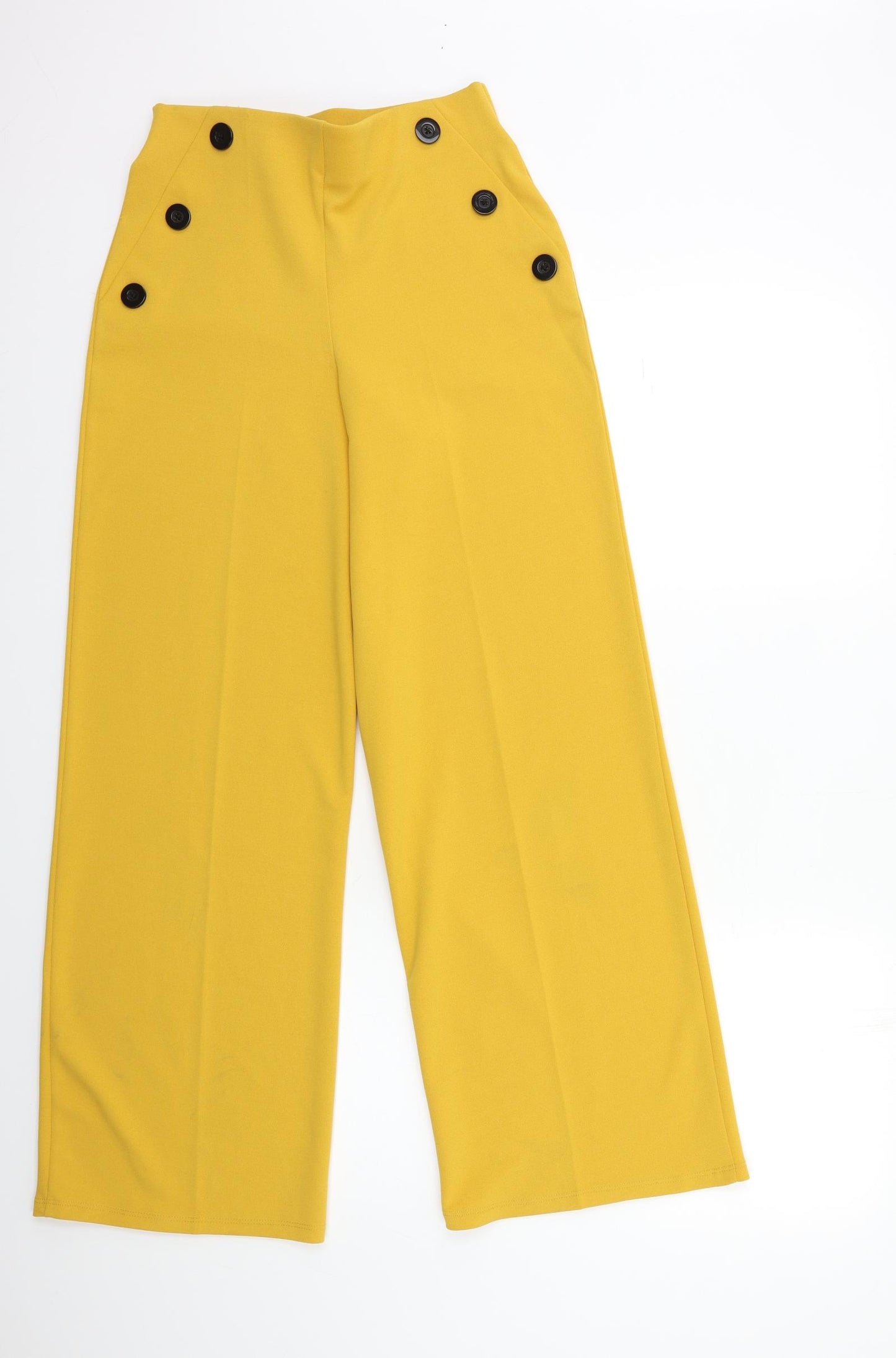 Miss Selfridge Womens Yellow   Trousers  Size 6 L30 in