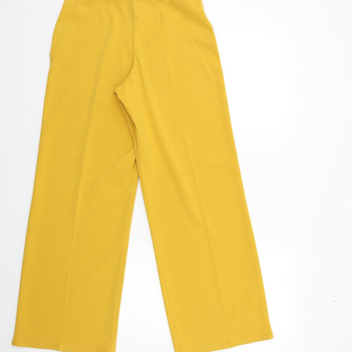 Miss Selfridge Womens Yellow   Trousers  Size 6 L30 in