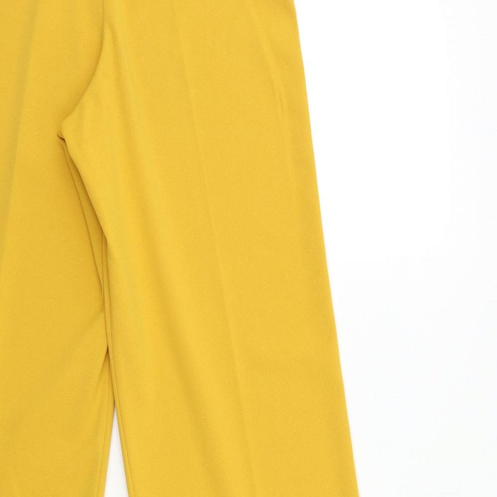 Miss Selfridge Womens Yellow   Trousers  Size 6 L30 in